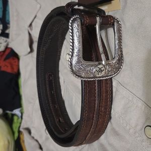 Ariat leather belt